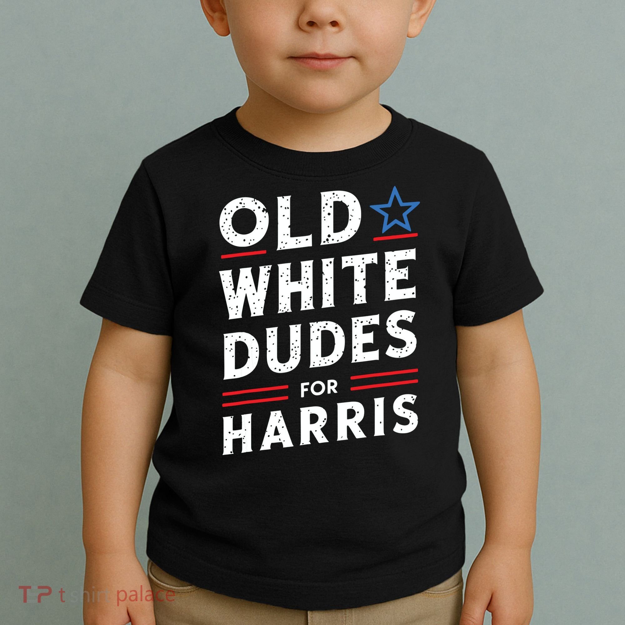 Old White Dudes For Harris Kamala 2024 Toddler T-Shirt