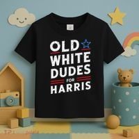 Old White Dudes For Harris Kamala 2024 Toddler T-Shirt thumb 3