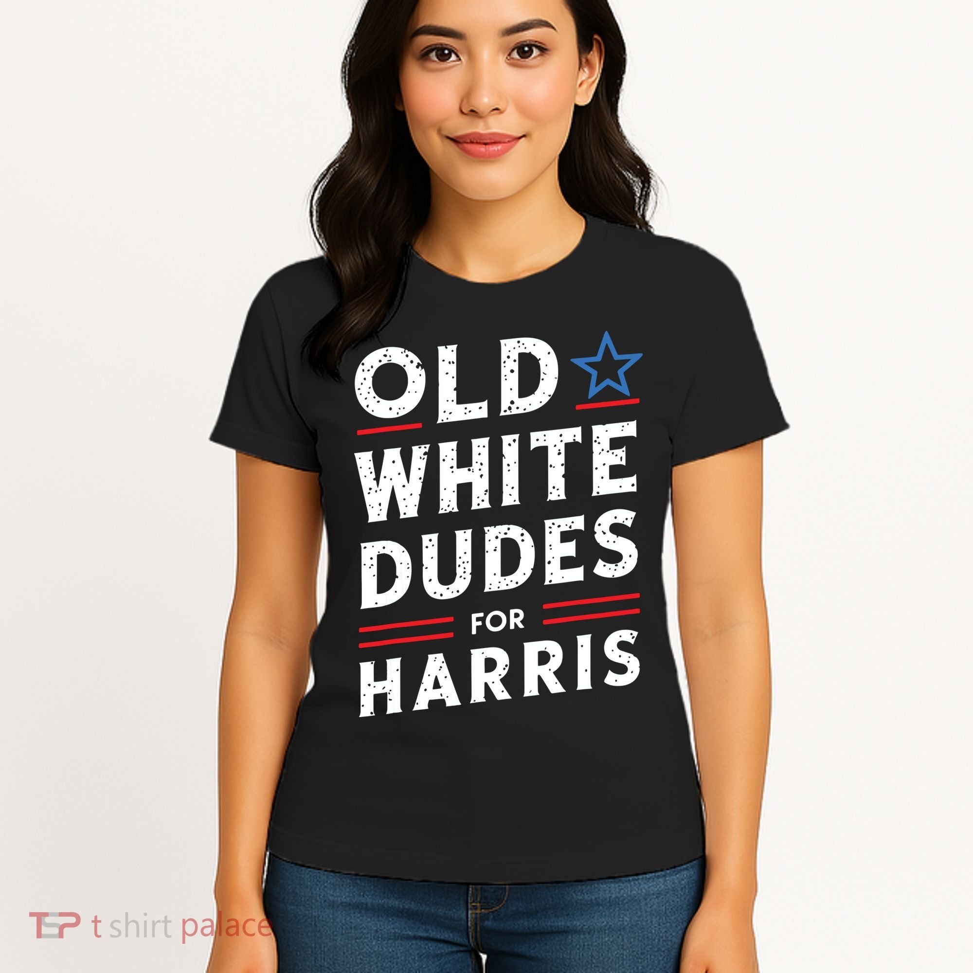 Old White Dudes For Harris Kamala 2024 Women's T-Shirt