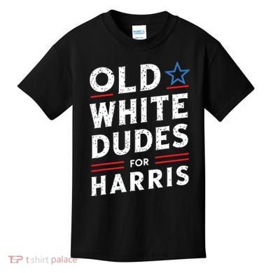 Old White Dudes For Harris Kamala 2024 Kids T-Shirt