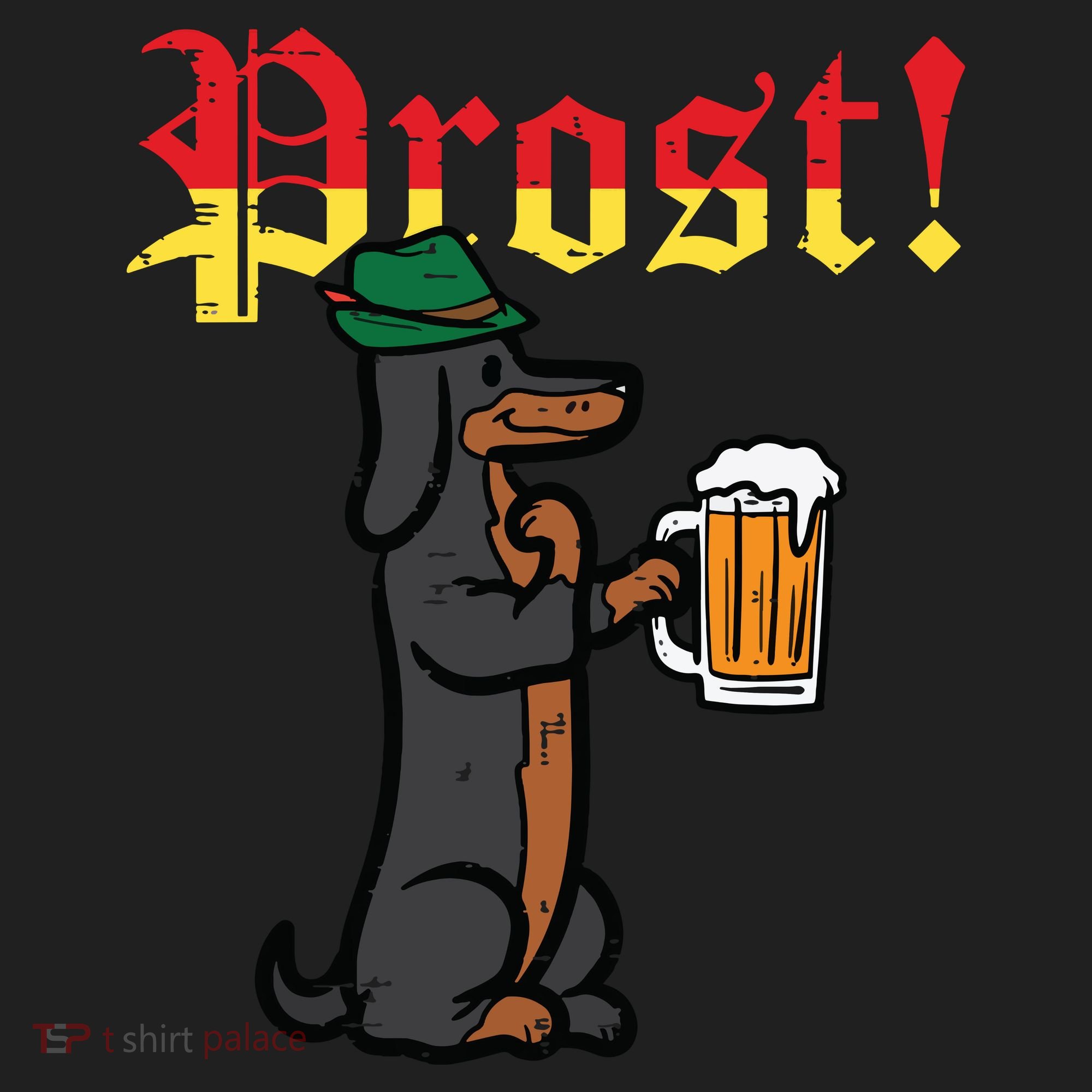 Oktoberfest Wiener Dog Prost German Costume Beanie