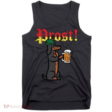 Oktoberfest Wiener Dog Prost German Costume Tank Top