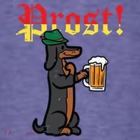 Oktoberfest Wiener Dog Prost German Costume T-Shirt thumb 5