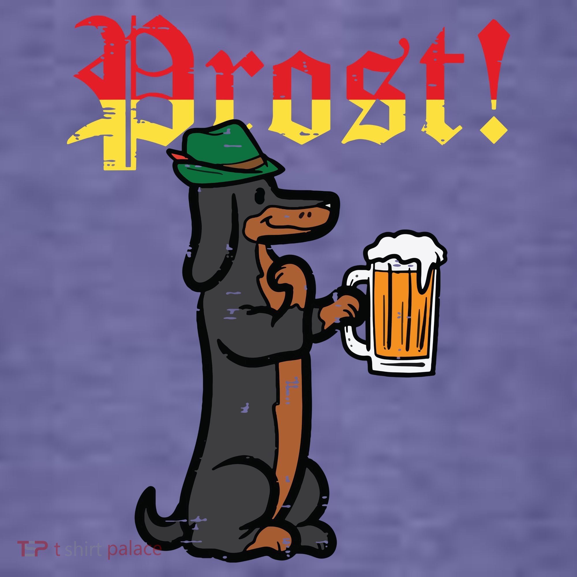 Oktoberfest Wiener Dog Prost German Costume T-Shirt