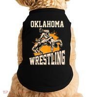 Oklahoma Wrestling Dad Mom Gift For Wrestler Son Doggie Tank thumb 0