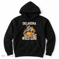 Oklahoma Wrestling Dad Mom Gift For Wrestler Son Hoodie thumb 0
