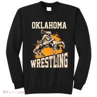 Oklahoma Wrestling Dad Mom Gift For Wrestler Son Sweatshirt thumb 0