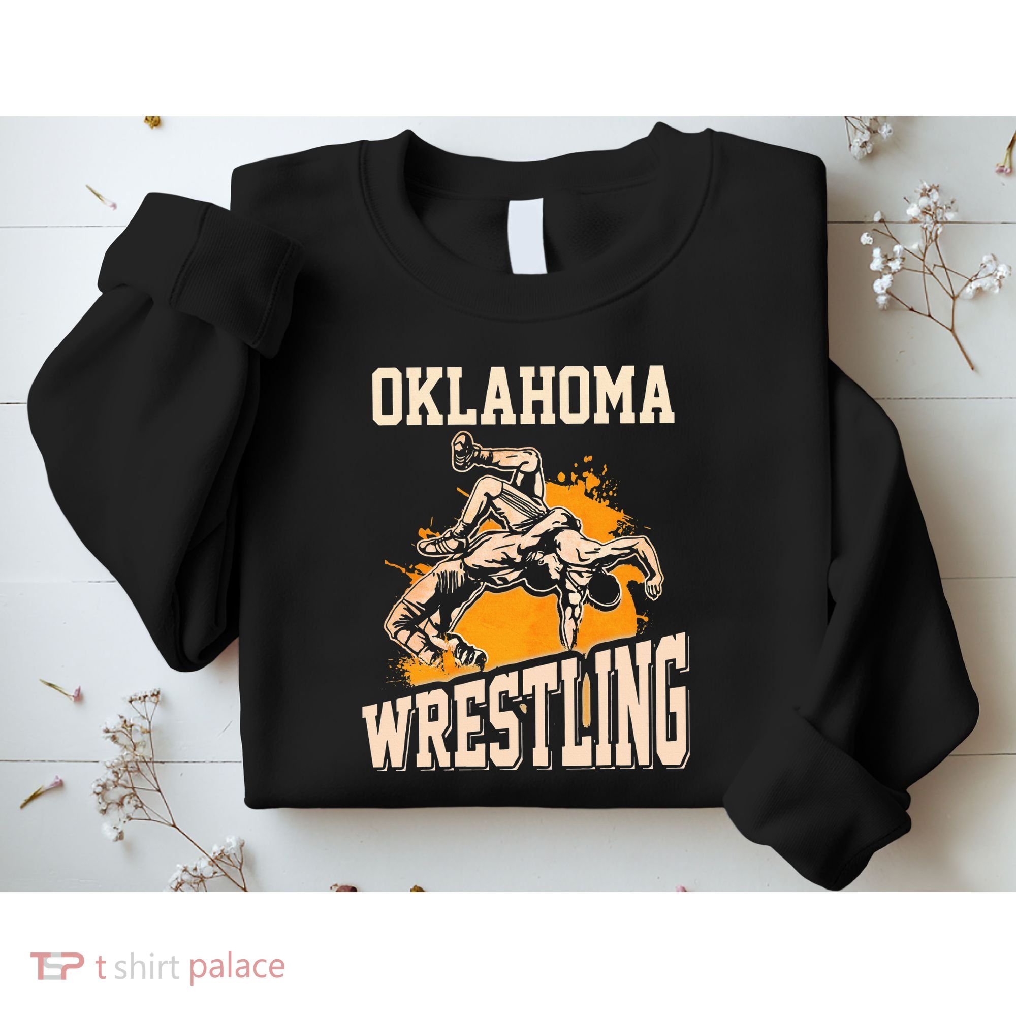 Oklahoma Wrestling Dad Mom Gift For Wrestler Son Sweatshirt