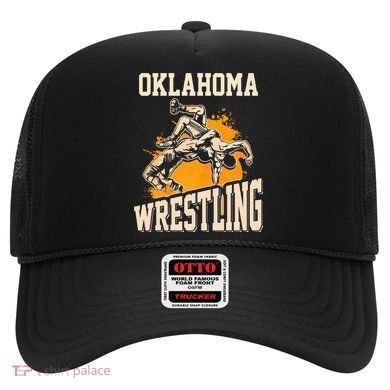 Oklahoma Wrestling Dad Mom Gift For Wrestler Son Hat