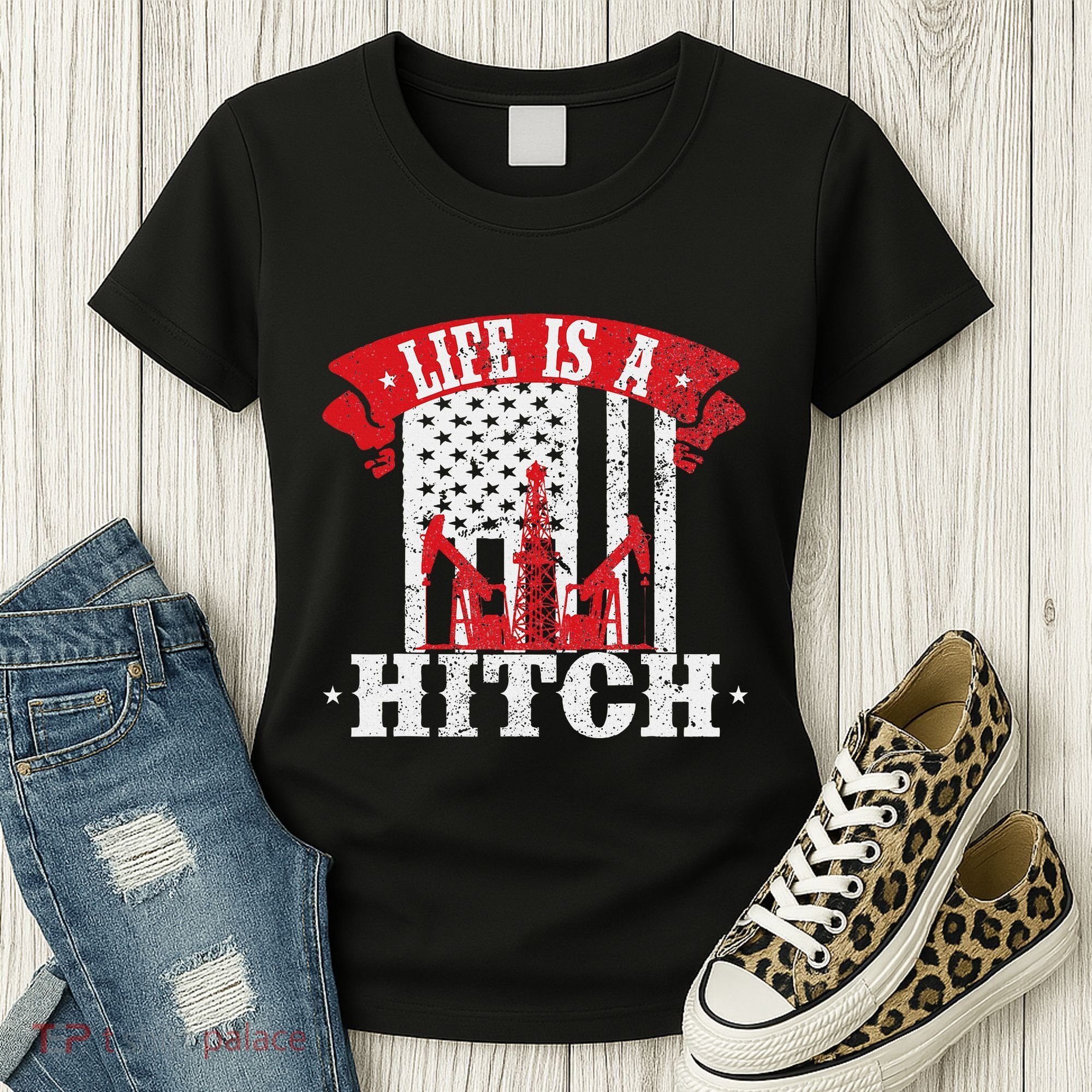Oilfield Worker Driller Fracker Oilman Oil Rig Women's T-Shirt