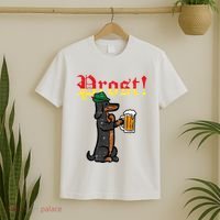 Oktoberfest Wiener Dog Prost German Costume T-Shirt thumb 2