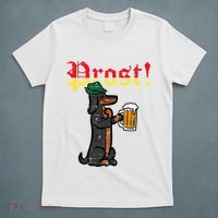 Oktoberfest Wiener Dog Prost German Costume T-Shirt thumb 5