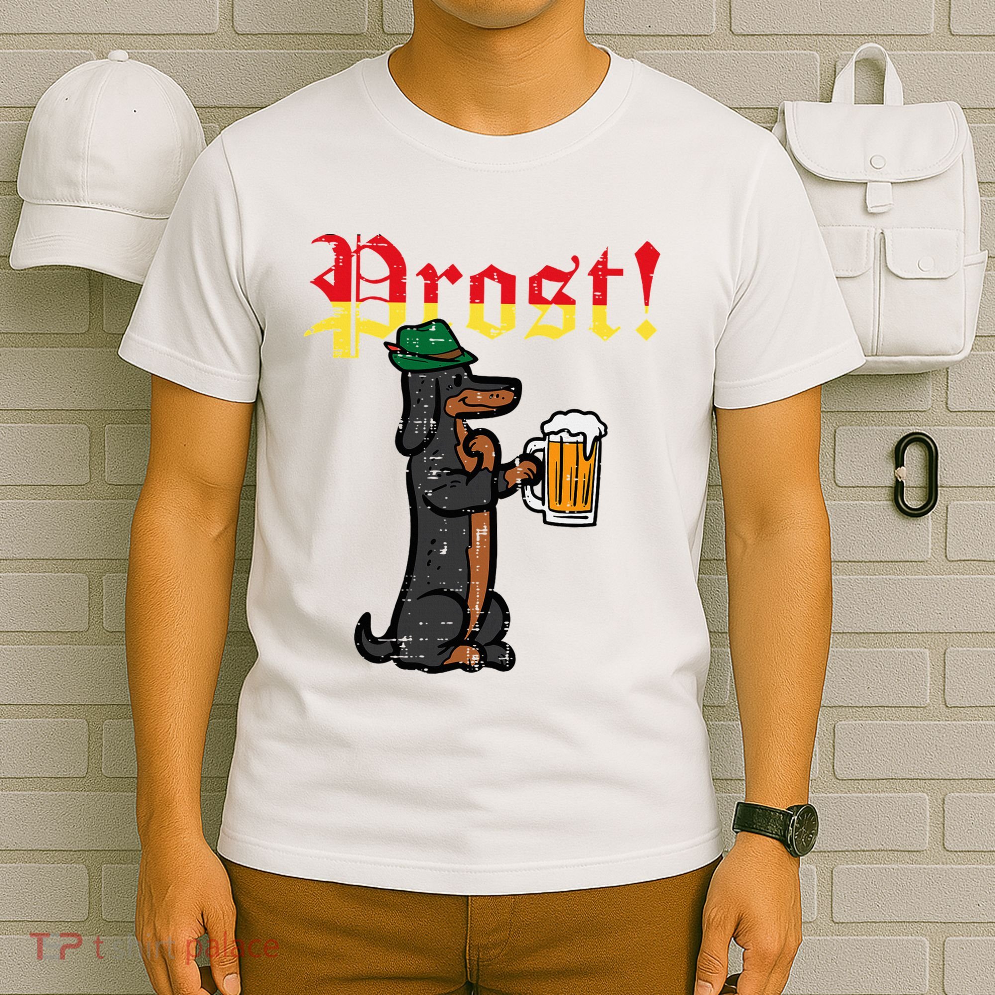Oktoberfest Wiener Dog Prost German Costume T-Shirt