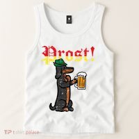 Oktoberfest Wiener Dog Prost German Costume Tank Top thumb 2