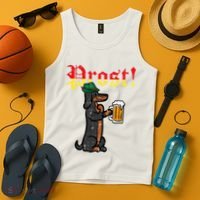 Oktoberfest Wiener Dog Prost German Costume Tank Top thumb 4