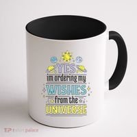 Ordering Wishes From The Universe Coffee Mug thumb 1