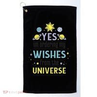 Ordering Wishes From The Universe Golf Towel thumb 0