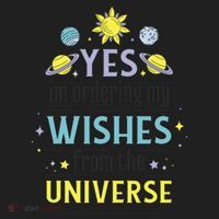 Ordering Wishes From The Universe Golf Towel thumb 3
