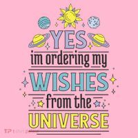 Ordering Wishes From The Universe Button thumb 1