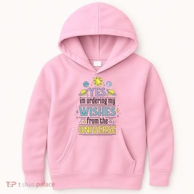 Ordering Wishes From The Universe Kids Hoodie
