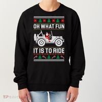 Oh What Fun 4x4 Offroad Suv Ugly Christmas Sweater Women's Sweatshirt thumb 0