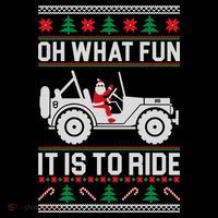 Oh What Fun 4x4 Offroad Suv Ugly Christmas Sweater Coffee Mug thumb 5