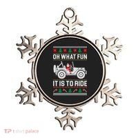 Oh What Fun 4x4 Offroad Suv Ugly Christmas Sweater Ornament thumb 0