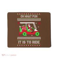 Oh What Fun It Is To Ride Golf Christmas Mousepad thumb 0