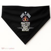Open Wheel Formula Racing Car Practice Qualify Race Repeat USA-Made Doggie Bandana thumb 0