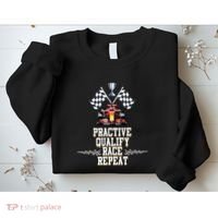 Open Wheel Formula Racing Car Practice Qualify Race Repeat Sweatshirt thumb 2