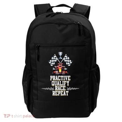 Open Wheel Formula Racing Car Practice Qualify Race Repeat Backpack