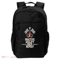 Open Wheel Formula Racing Car Practice Qualify Race Repeat Backpack thumb 0