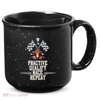 Open Wheel Formula Racing Car Practice Qualify Race Repeat 15oz Campfire Ceramic Mug thumb 0