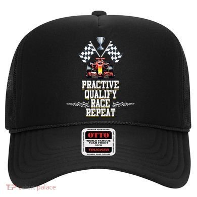 Open Wheel Formula Racing Car Practice Qualify Race Repeat Hat