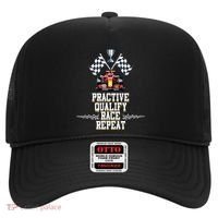 Open Wheel Formula Racing Car Practice Qualify Race Repeat Hat thumb 0