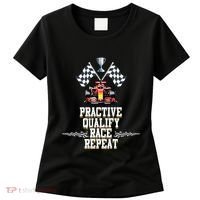Open Wheel Formula Racing Car Practice Qualify Race Repeat Women's T-Shirt thumb 0