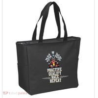 Open Wheel Formula Racing Car Practice Qualify Race Repeat Tote Bag thumb 2