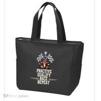 Open Wheel Formula Racing Car Practice Qualify Race Repeat Tote Bag thumb 3