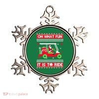 Oh What Fun It Is To Ride Golf Cart Christmas Golfing Golfer Ornament thumb 0