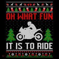 Oh What Fun It Is To Ride Motorcycle Ugly Christmas Funny Gift Coffee Mug thumb 5