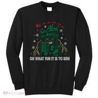 Oh What Fun It Is To Ride Tower Of Terror Christmas Sweatshirt thumb 0