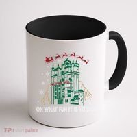 Oh What Fun It Is To Ride Tower Of Terror Christmas Coffee Mug thumb 1