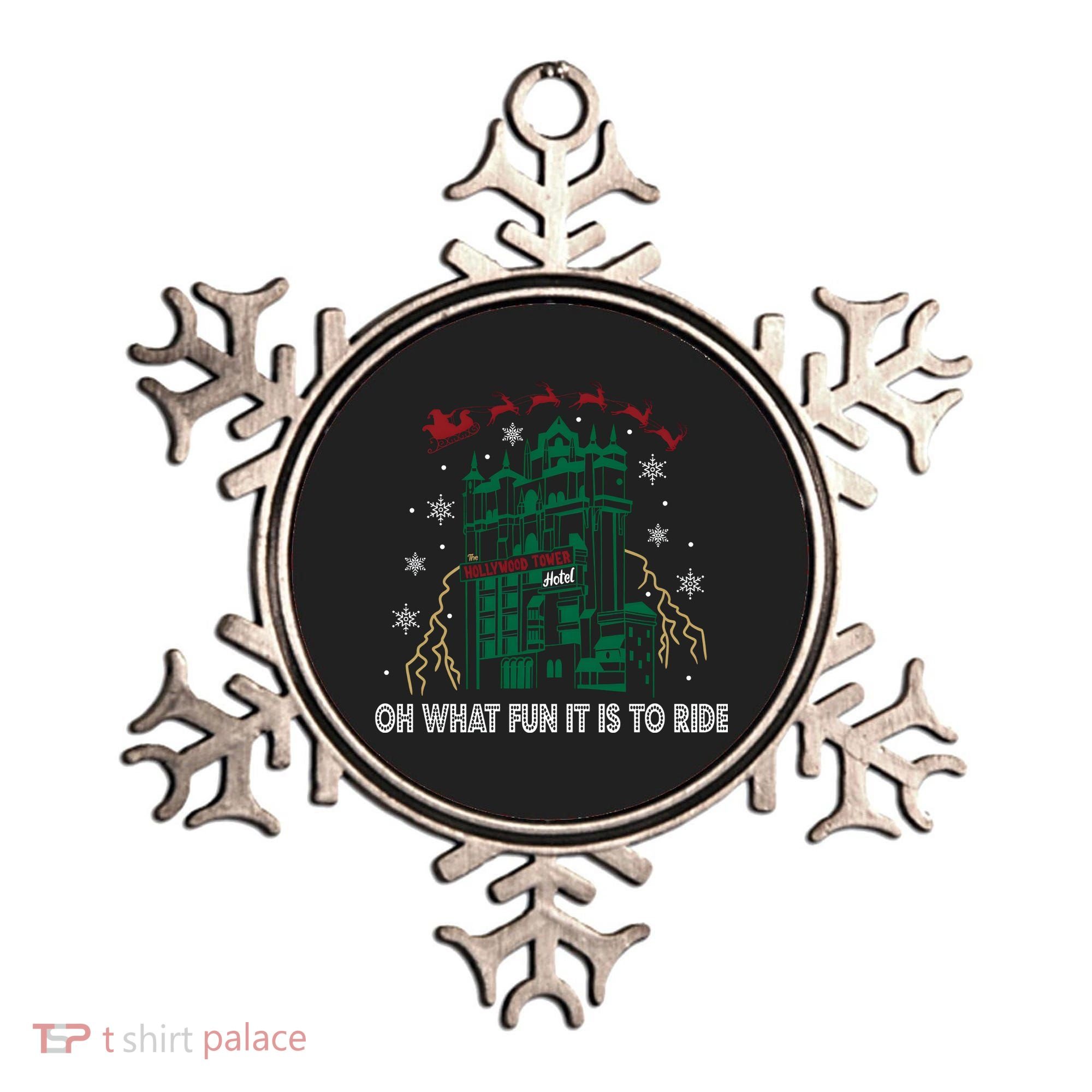 Oh What Fun It Is To Ride Tower Of Terror Christmas Ornament
