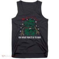 Oh What Fun It Is To Ride Tower Of Terror Christmas Tank Top thumb 0