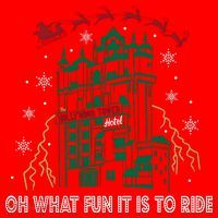 Oh What Fun It Is To Ride Tower Of Terror Christmas Santa Hat thumb 1