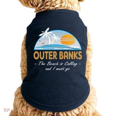 OBX With Funny Slogan for The Outer Banks Doggie Tank
