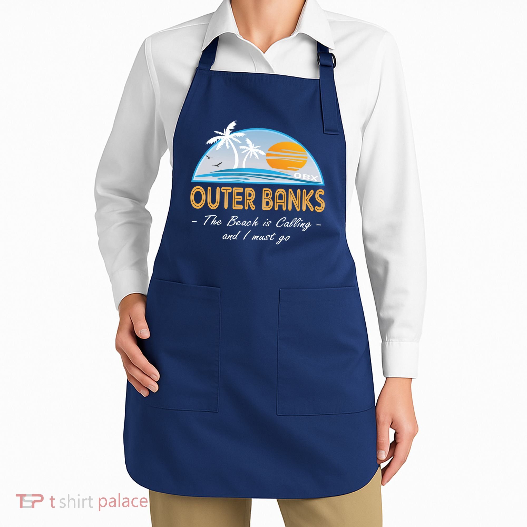 OBX With Funny Slogan for The Outer Banks Apron
