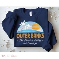OBX With Funny Slogan for The Outer Banks Sweatshirt thumb 2
