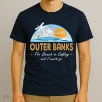 OBX With Funny Slogan for The Outer Banks T-Shirt thumb 3