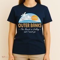 OBX With Funny Slogan for The Outer Banks T-Shirt thumb 4